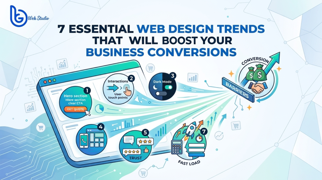 7 Essential Web Design Trends That Will Boost Your Business Conversions